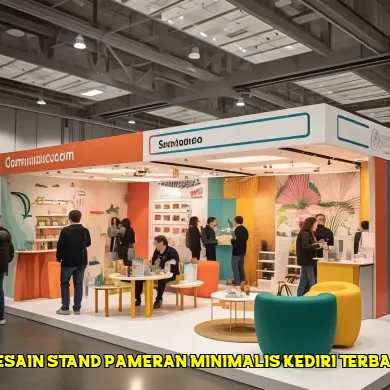 desain stand pameran minimalis kediri terbaik